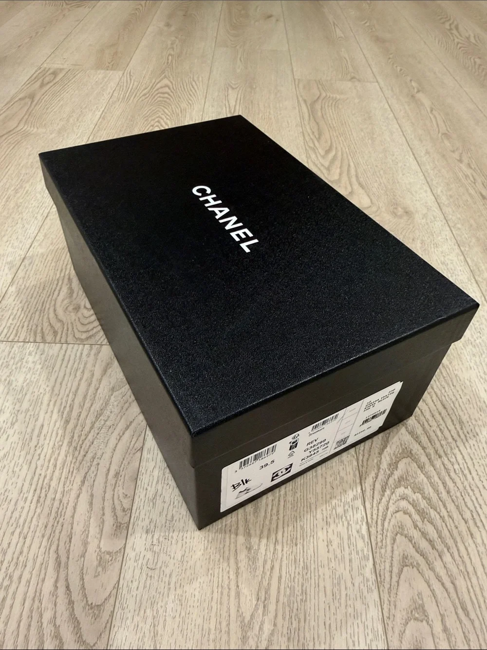 CHANEL Black and White Logo Box